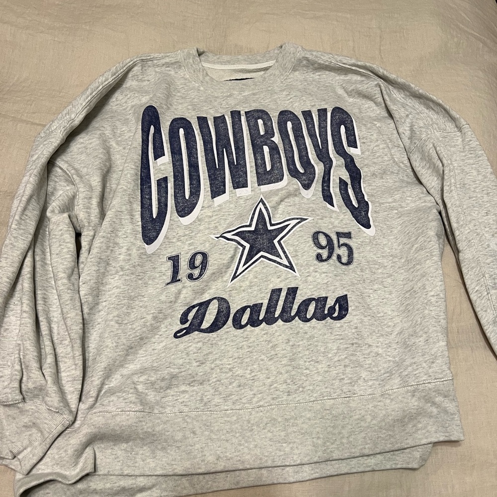 Abercrombie and fitch oversized Dallas cowboys sweatshirt XL